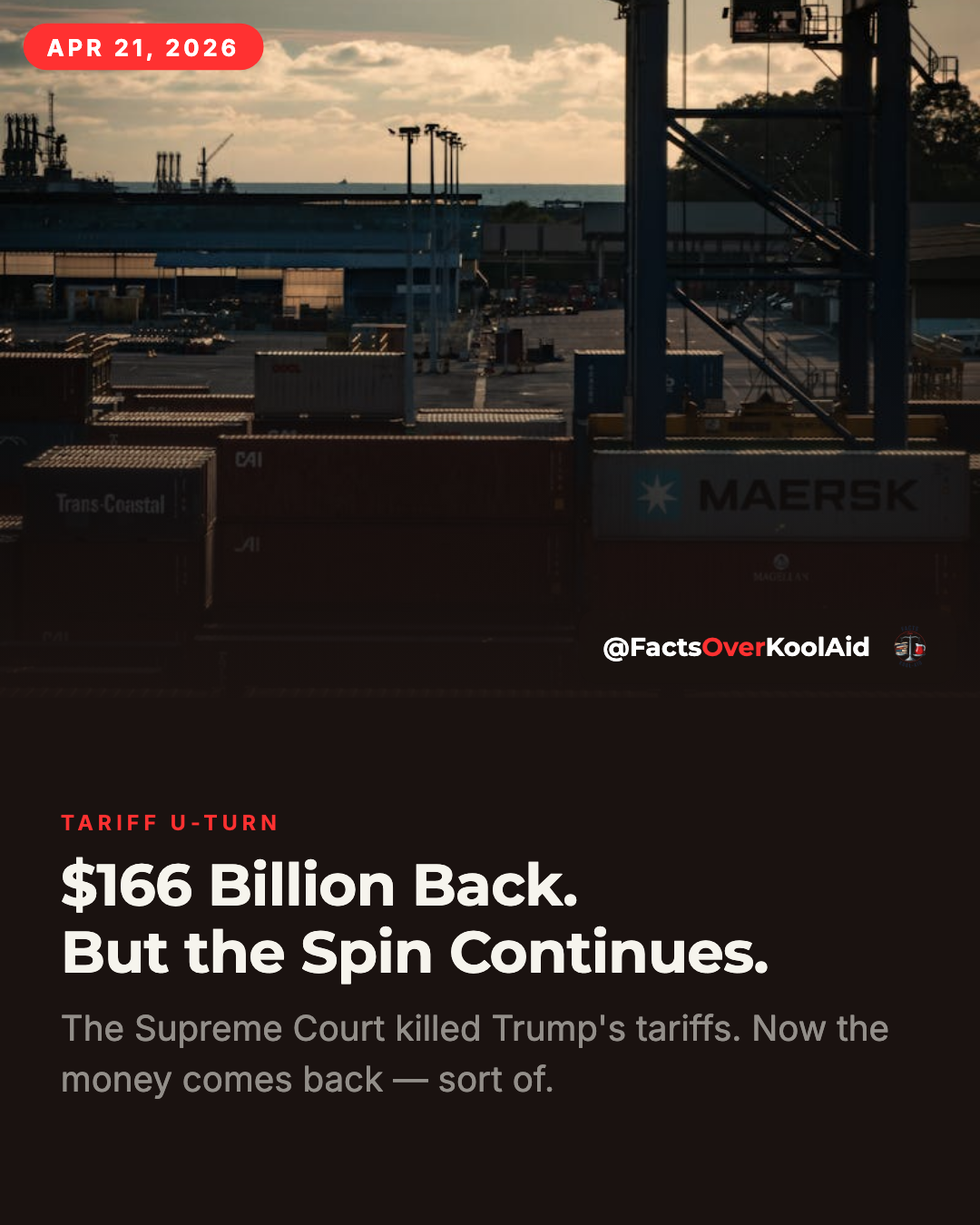 $166 Billion Back. But the Spin Continues.